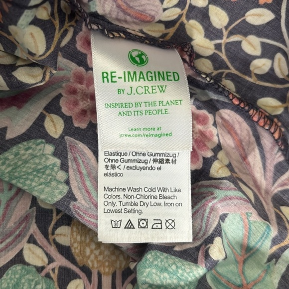 LIBERTY X J.CREW Multicolor Floral Blouse Size Small - Picture 5 of 8